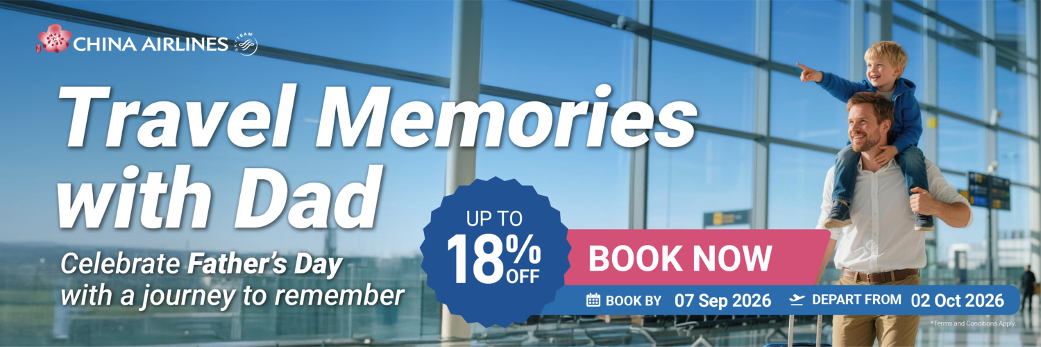 Travel Memories with Dad – Father's Day Promotion