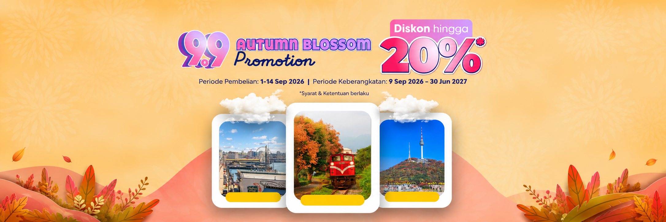 9.9 Autumn Blossom Promotion